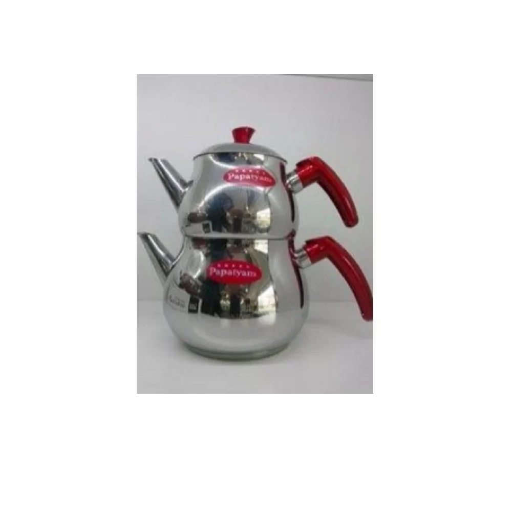 Alara Alr P03 Papatya Aile Boy Çelik Çaydanlık 1.5+2.60 L