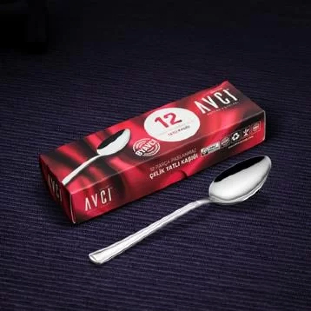 Avcı Avc 115 Narin Tatlı Kaşığı 12li