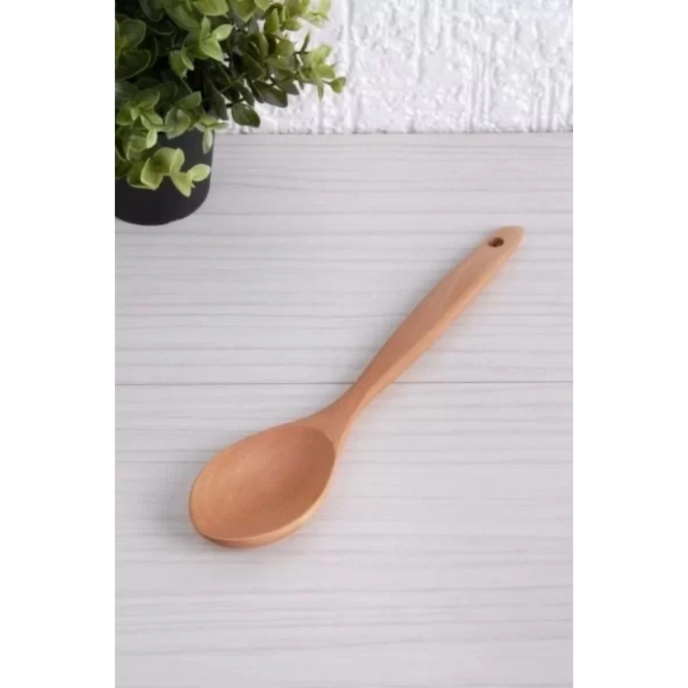 Balsa Bls29a Kahverengi Ahşap Kaşık 28 Cm