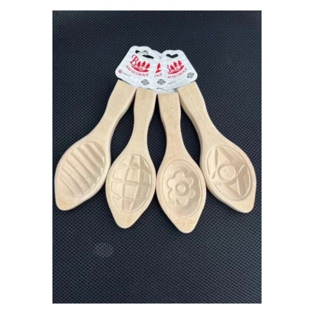 Balsa Bls9026 Ahşap Kurabiye Kalıbı 1 Adet