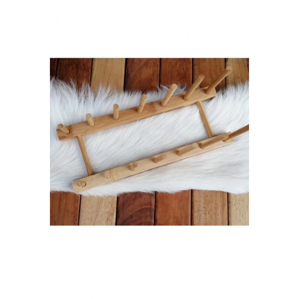 Balsa Tbk07 Kahverengi Bambu Tabaklık 6 Bölmeli