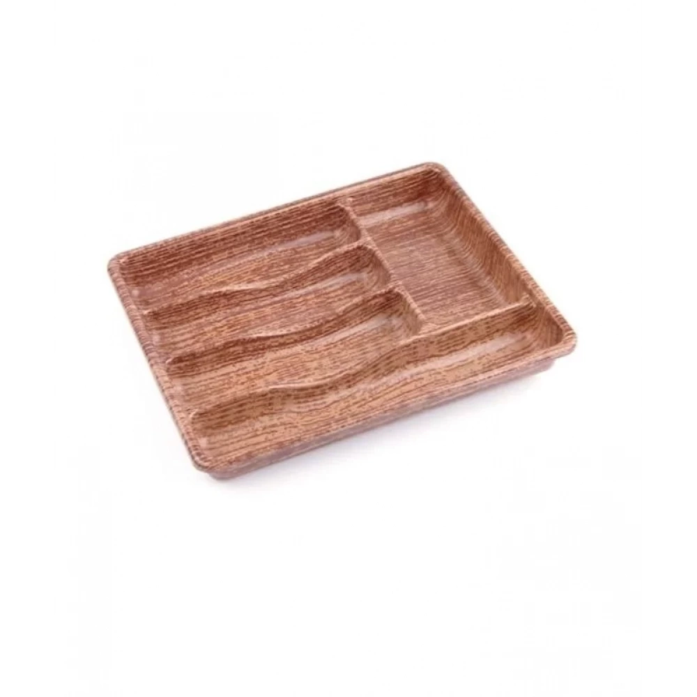 Baroness Bs10888 Plastik Kaşıklık 5 Bölmeli 36x29x5 cm