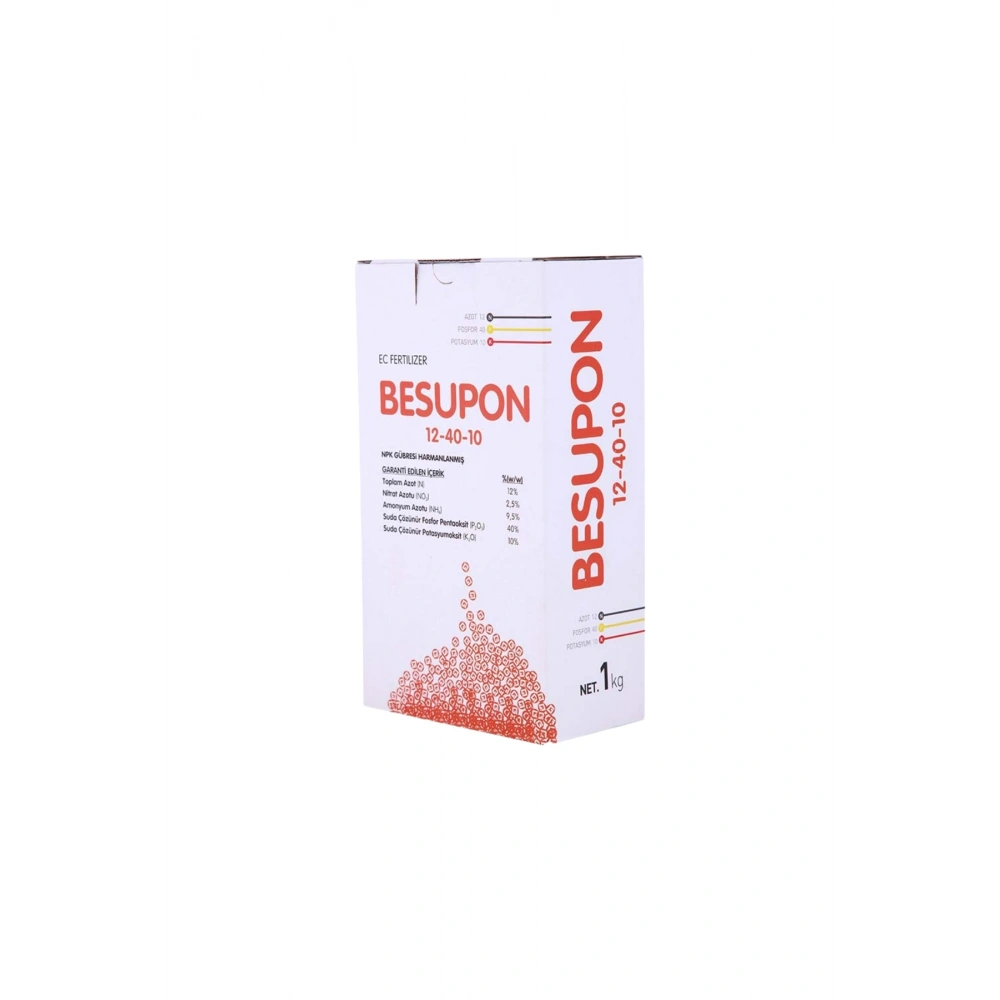 Besupon 12-40-10 Harmanlanmış Npk Granül Gübre 1 Kg