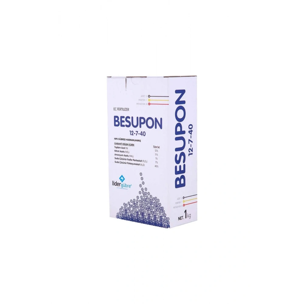 Besupon 12-7-40 Harmanlanmış Npk Granül Gübre 1 Kg