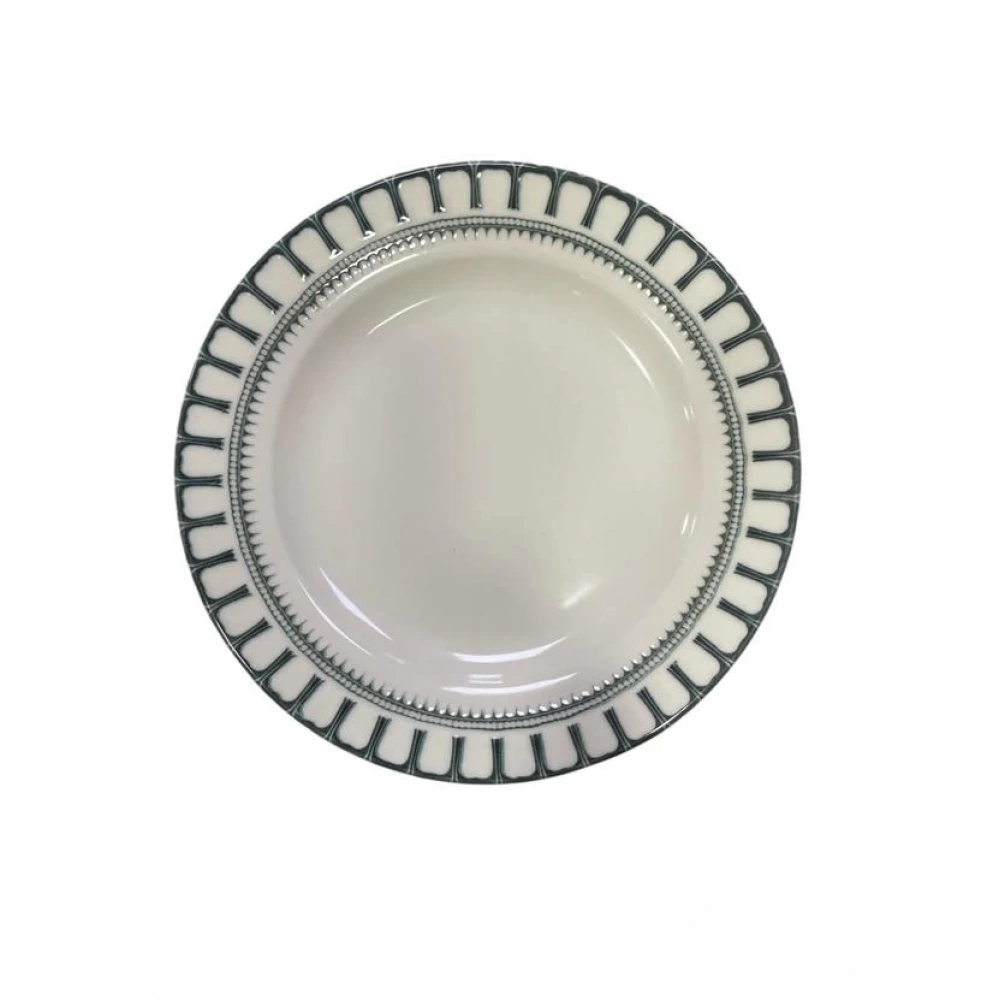 Cooker Ckr4253 Desenli Beyaz Porselen Pasta Tabağı 19 Cm 6lı