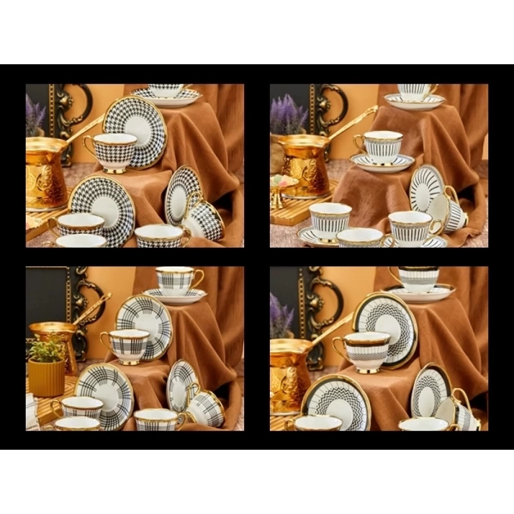 Cooker Porselen 6lı Kahve Seti