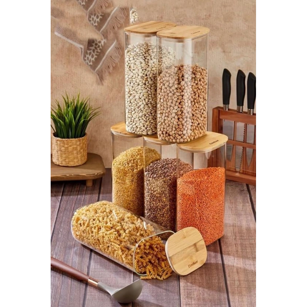 Cooker Borosilikat Cam Kavanoz 27 Cm