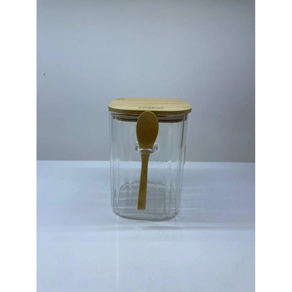 Cooker Cam Kaşıklı Kavanoz 14cm