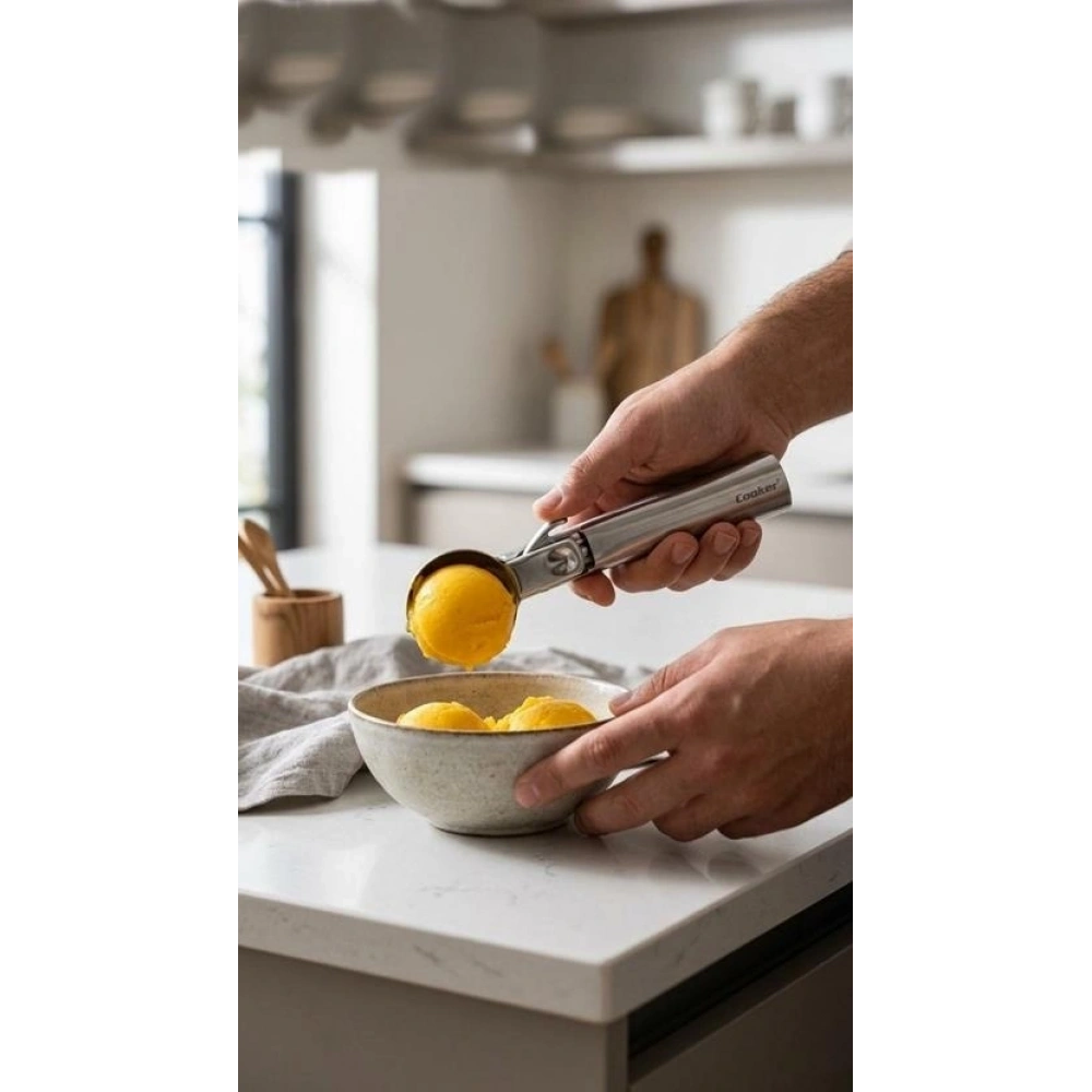 Cooker Çelik Dondurma Kaşığı