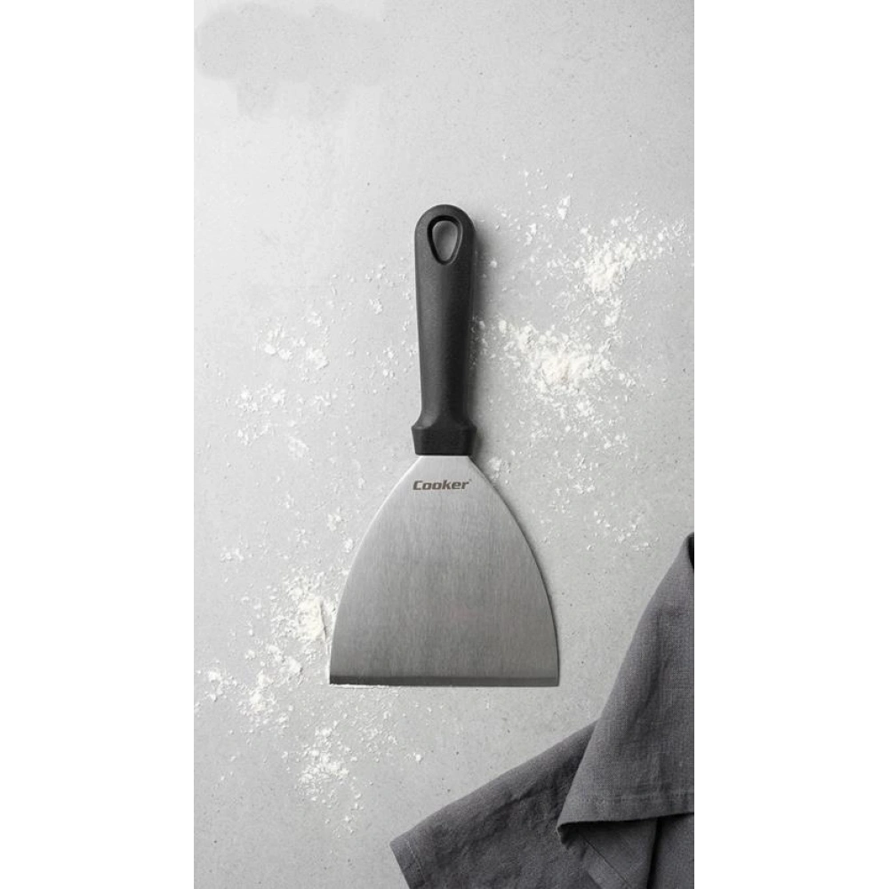 Cooker Çelik Düz Spatula 12x24 Cm