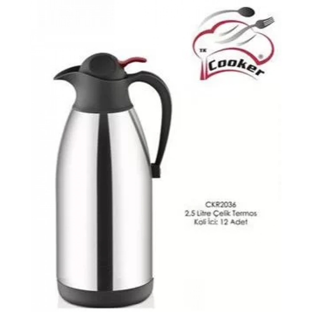 Cooker Ckr 2036 Çelik Termos 2.5 Lt