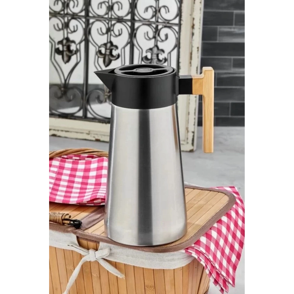 Cooker Ckr2094 Bambu Kulplu Çelik Termos 2 Lt
