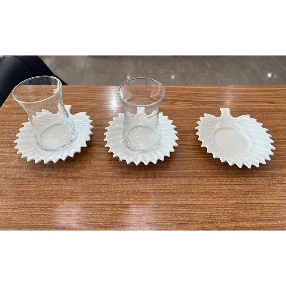 Cooker Ckr3625 Porselen Çay Tabağı 6 Parça