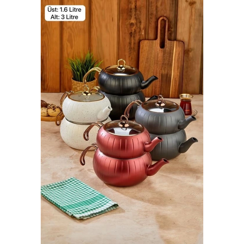 Cooker Granit Meridyen Çaydanlık