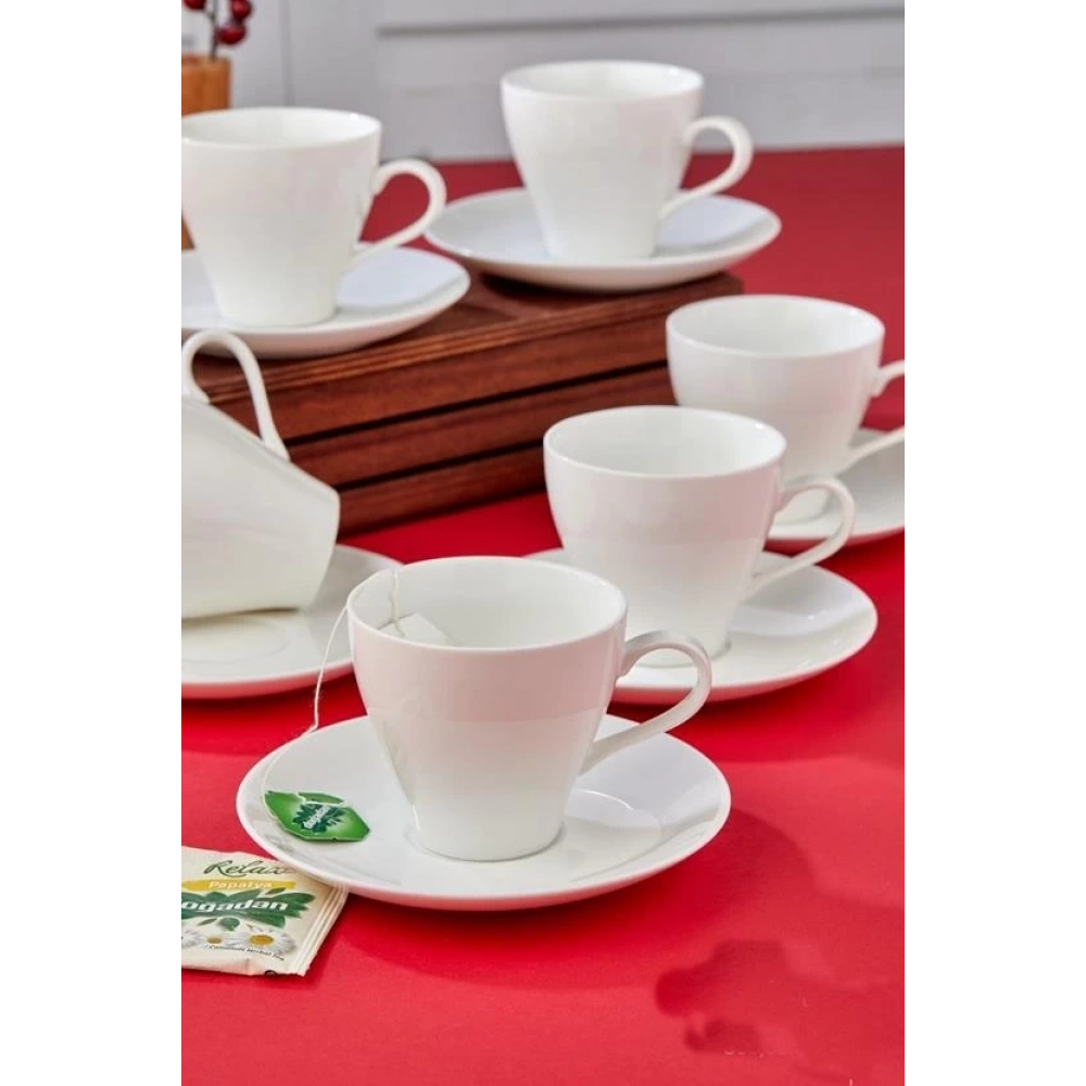 Cooker Porselen 6lı Çay Fincanı