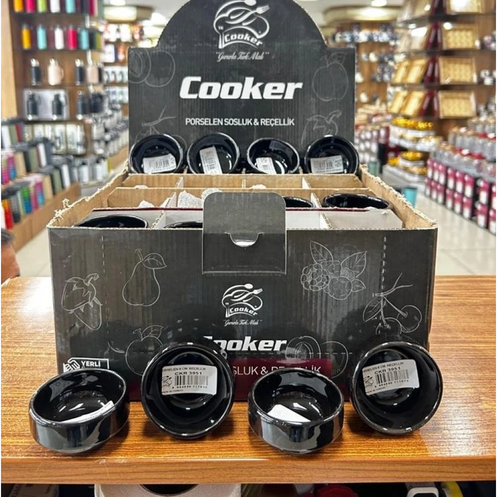 Cooker Porselen Sosluk 6lı 6cm