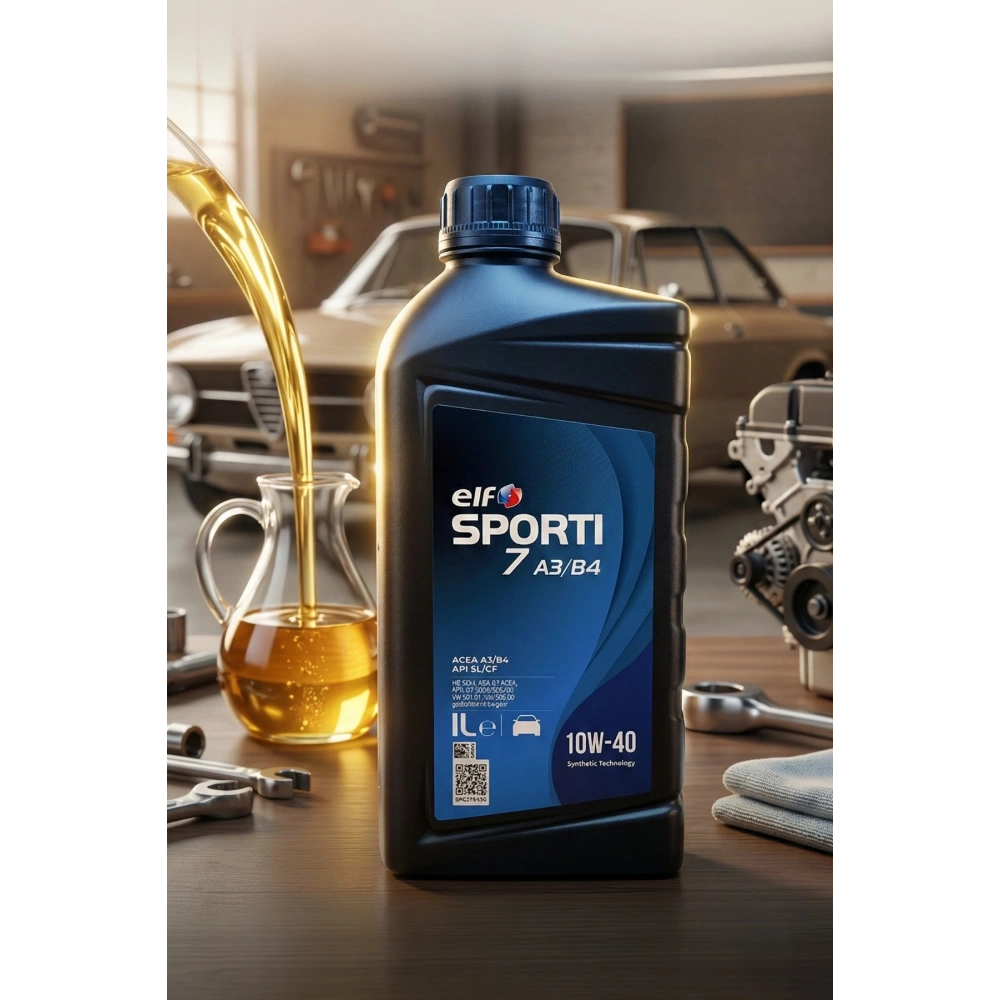 Elf Sporti 7 A3/b4 10w-40 Sentetik Motor Yağı 1 L