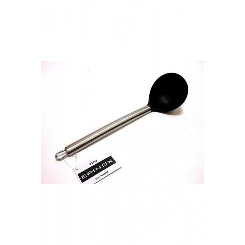 Epinox Pep1 Çelik Saplı Silikon Kepçe 30x8.5 Cm