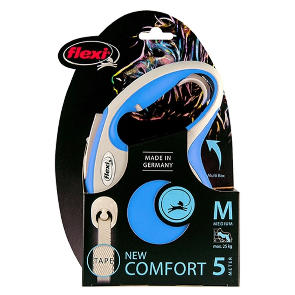 Flexi New Comfort M Beden Mavi 5mt Şerit Tasma