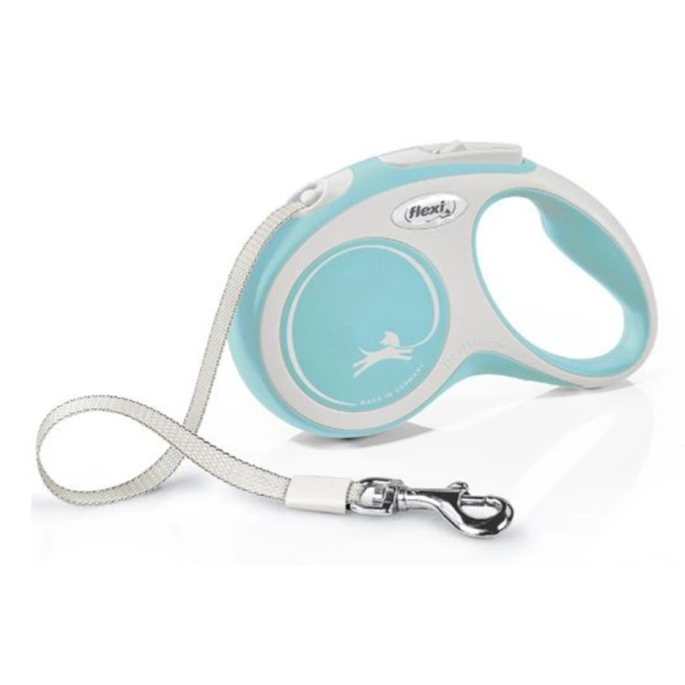 Flexi New Comfort S Beden Açık Mavi 5mt Şerit Tasma