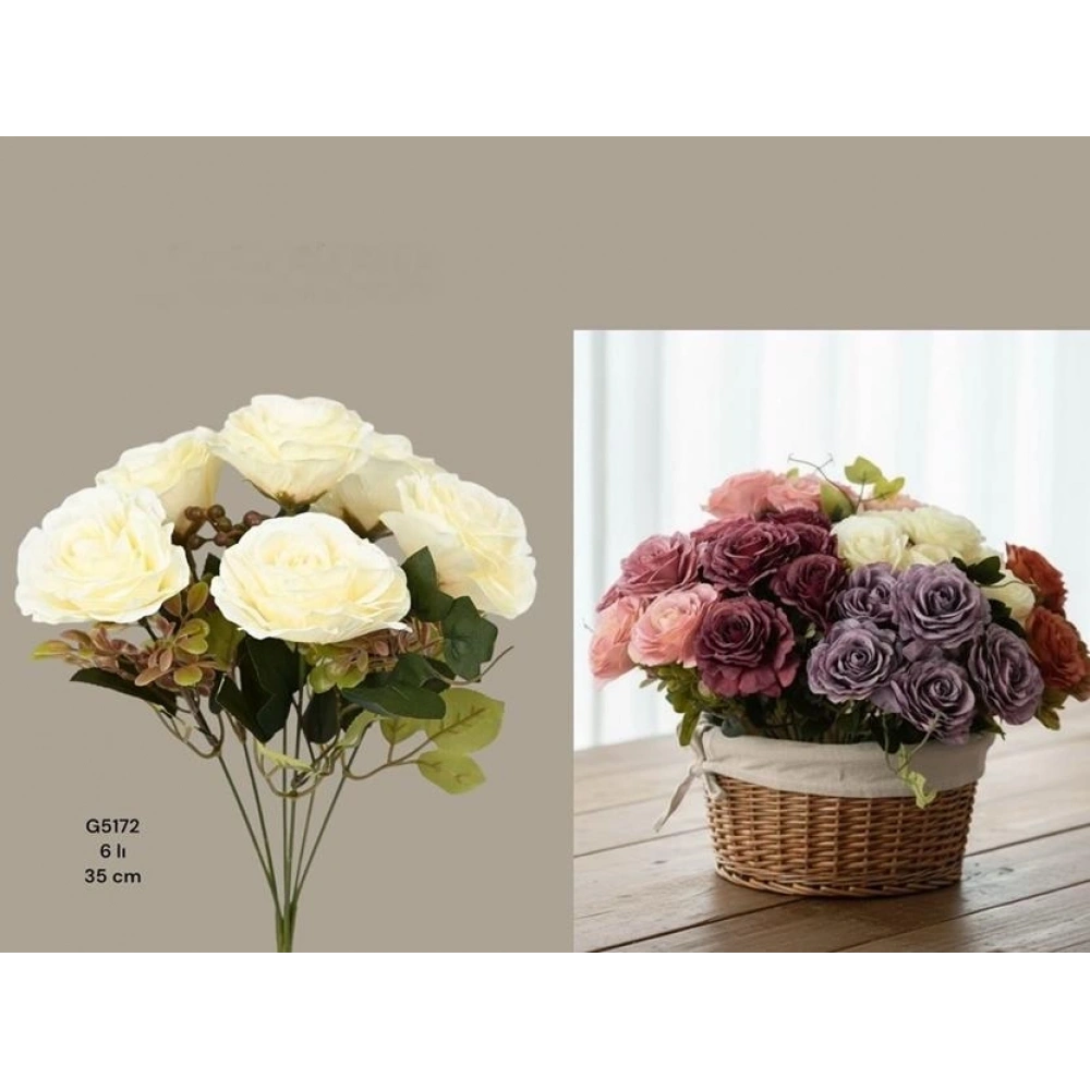 Gönül Mutfak Krem Renk Yapay Çiçek 35 Cm