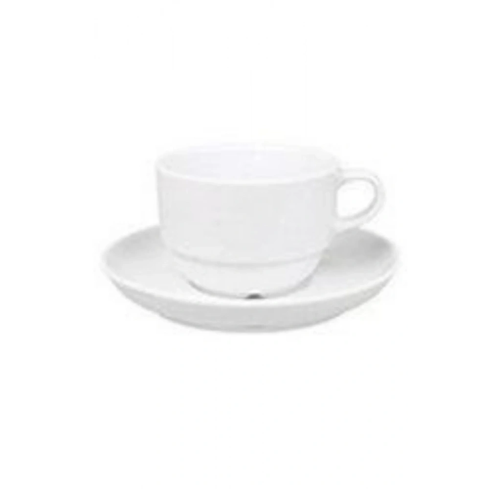 Güral Porselen Eo02ct Tabaklı Çay Fincanı 6 Lı 230 Cc