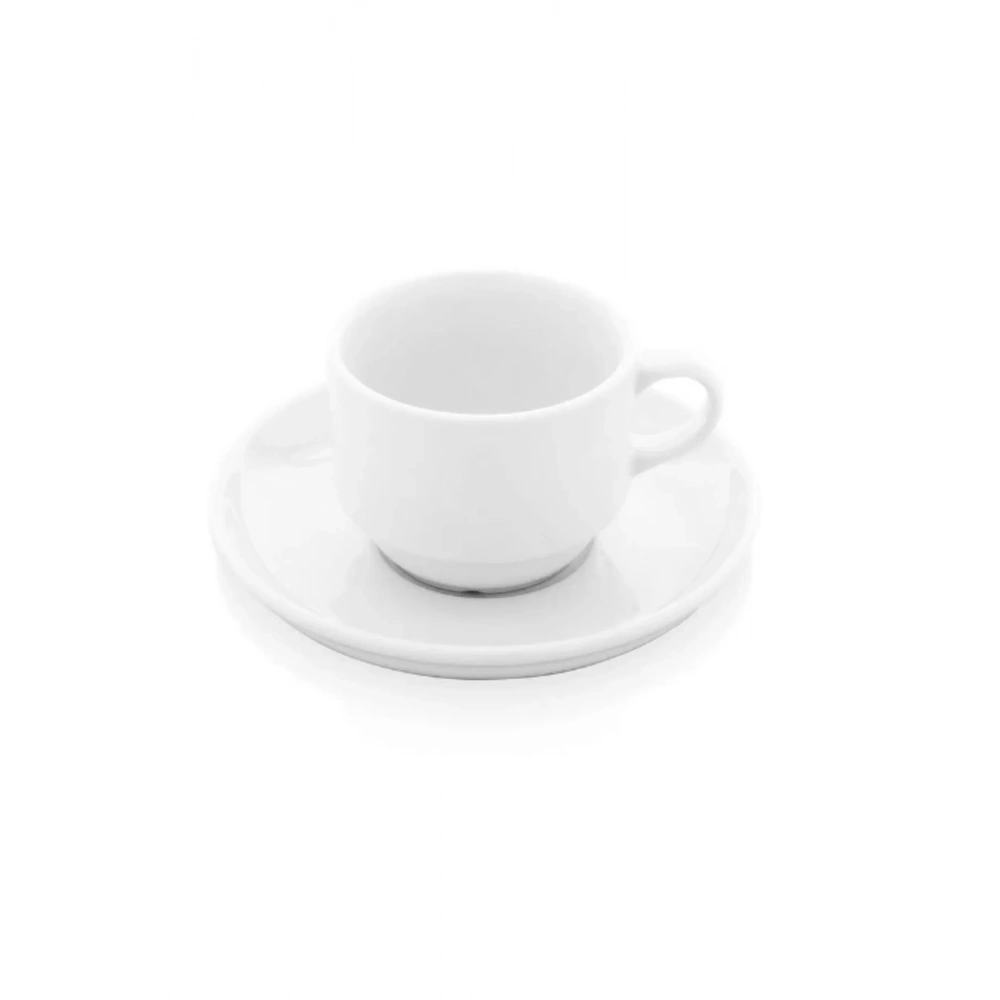 Güral Porselen Eo02ct Tabaklı Çay Fincanı 6 Lı 230 Cc