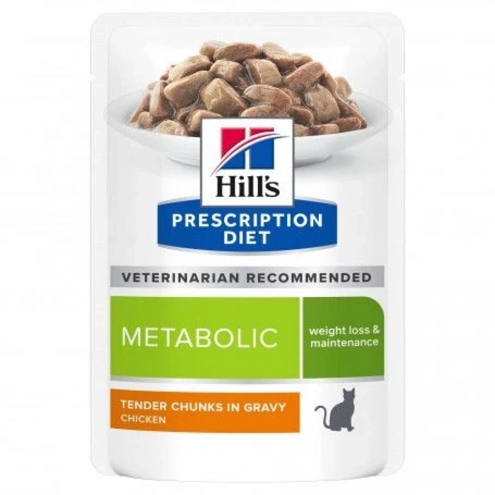 Hills Pd Metabolic Kedi Pouch 12x85g