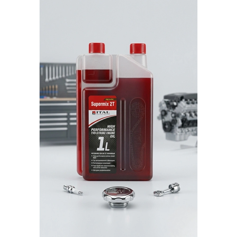 İtal Supermix 2t (2 Zamanlı) Ölçekli Motor Yağı 1l