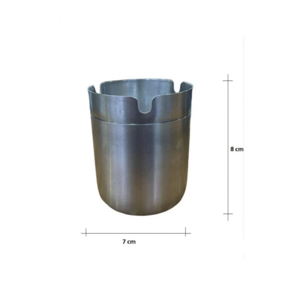 Kısmet Kk060 430 Kalite Kokusuz Çelik Küllük 0.60 Mm