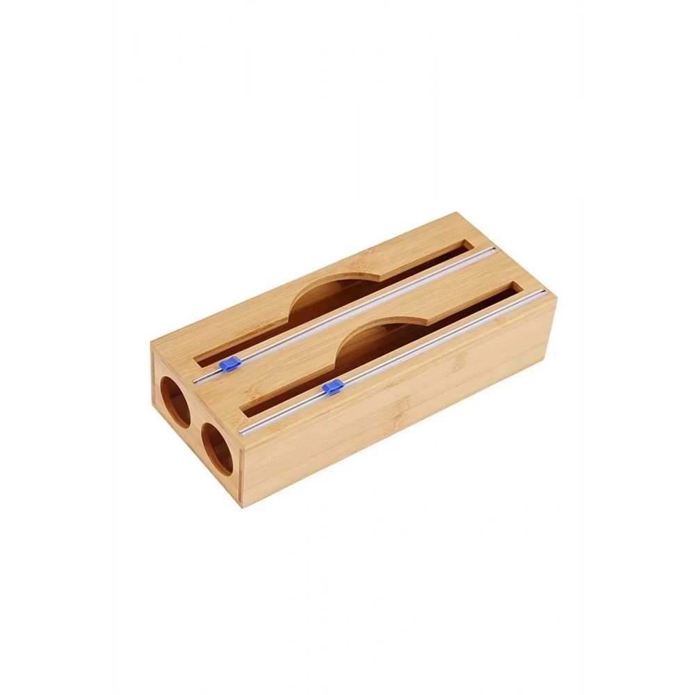 Mien Men430 Bambu Streç Folyo Kutusu 2 Bölmeli 17,5x9,5x10 Cm