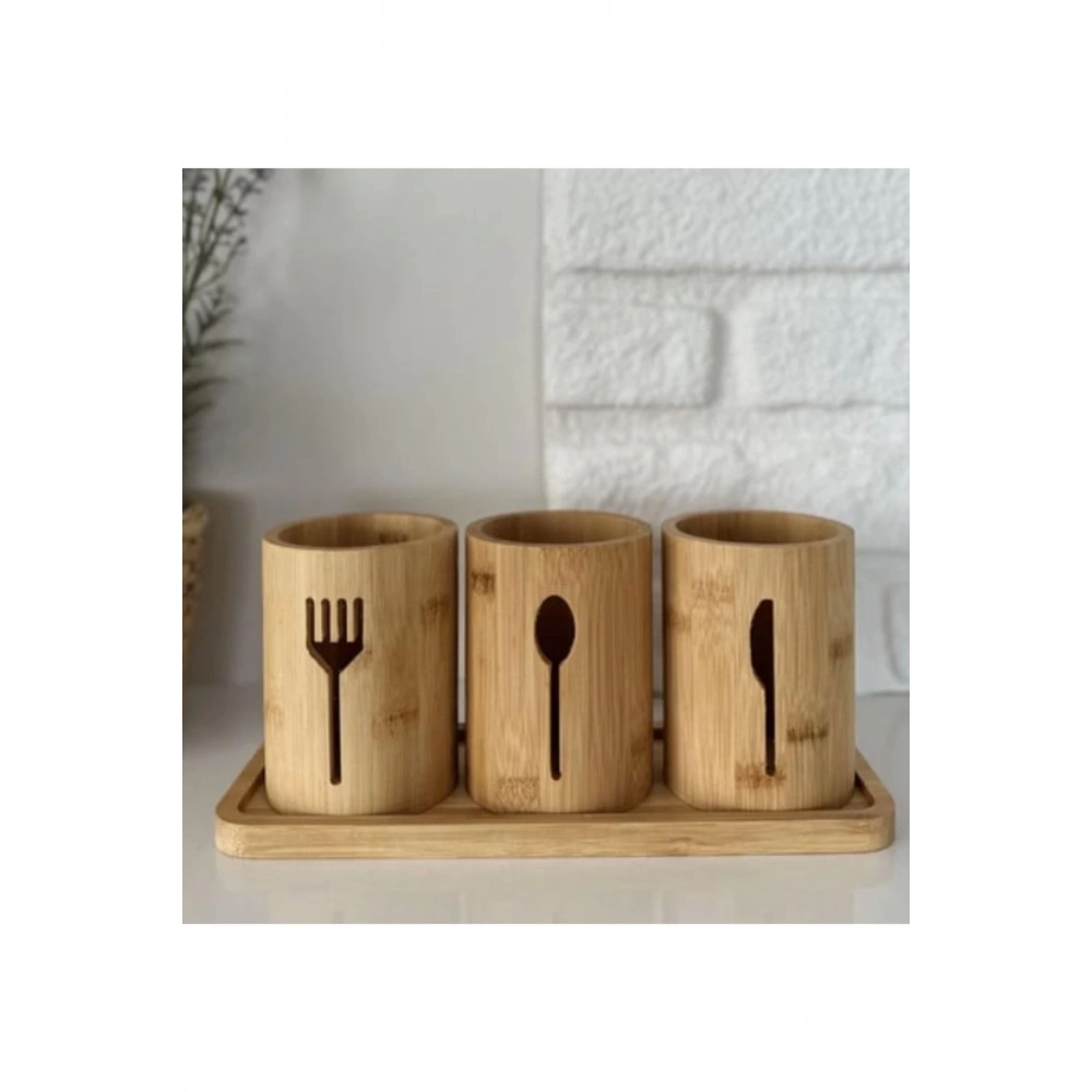 Mien Men665 Bambu Kaşıklık Seti 3lü