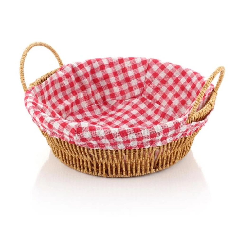 Mien Rattan Yuvarlak Sepet 25.5x8x13 Cm