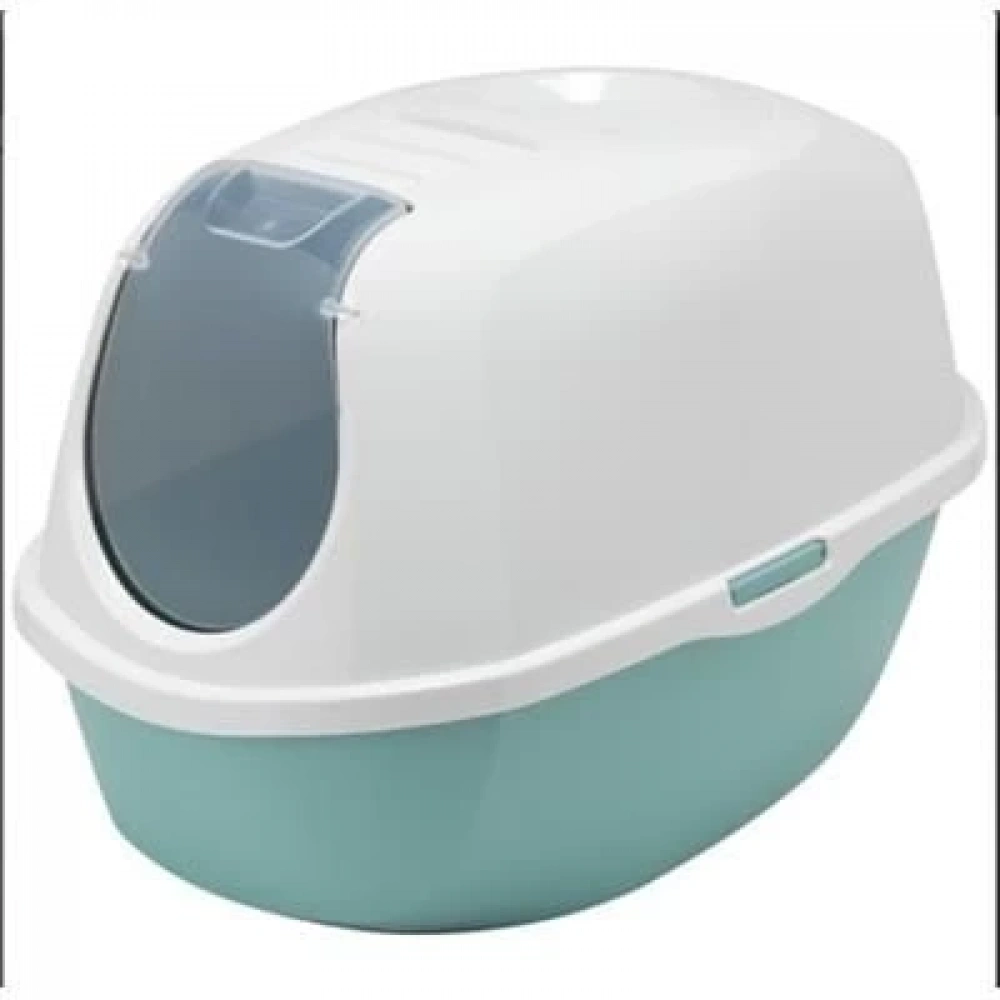 Moderna Smart Kapalı Kedi Tuvaleti - Açık Mavi 53 Cm