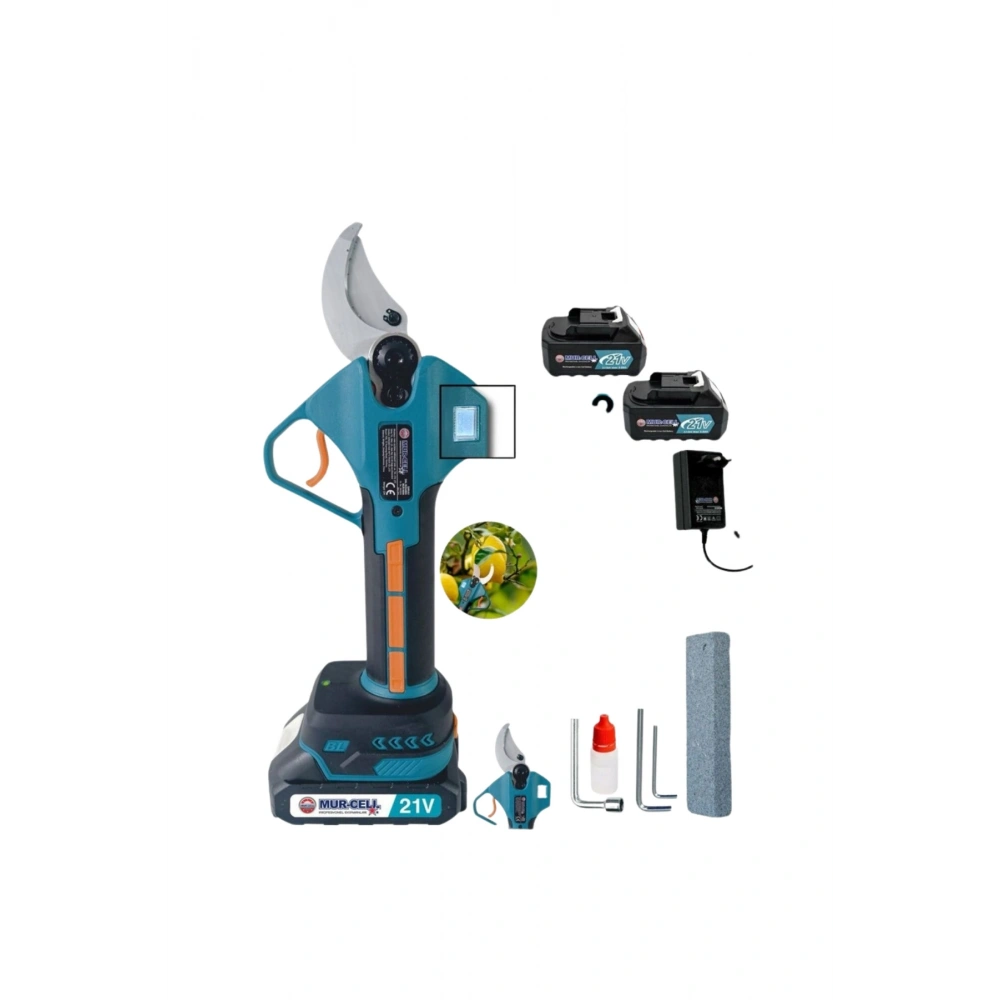 Mur-cell 9908 21v 4ah 50mm Akülü Dal Budama Makası