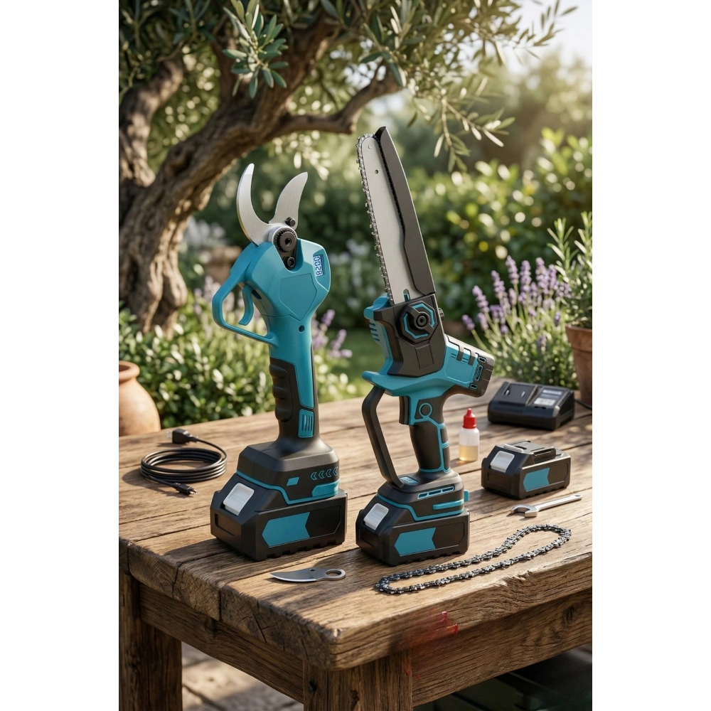 Mur-cell A Plus 21v 3ah 50mm Akülü Testere Ve Makası 2li Set