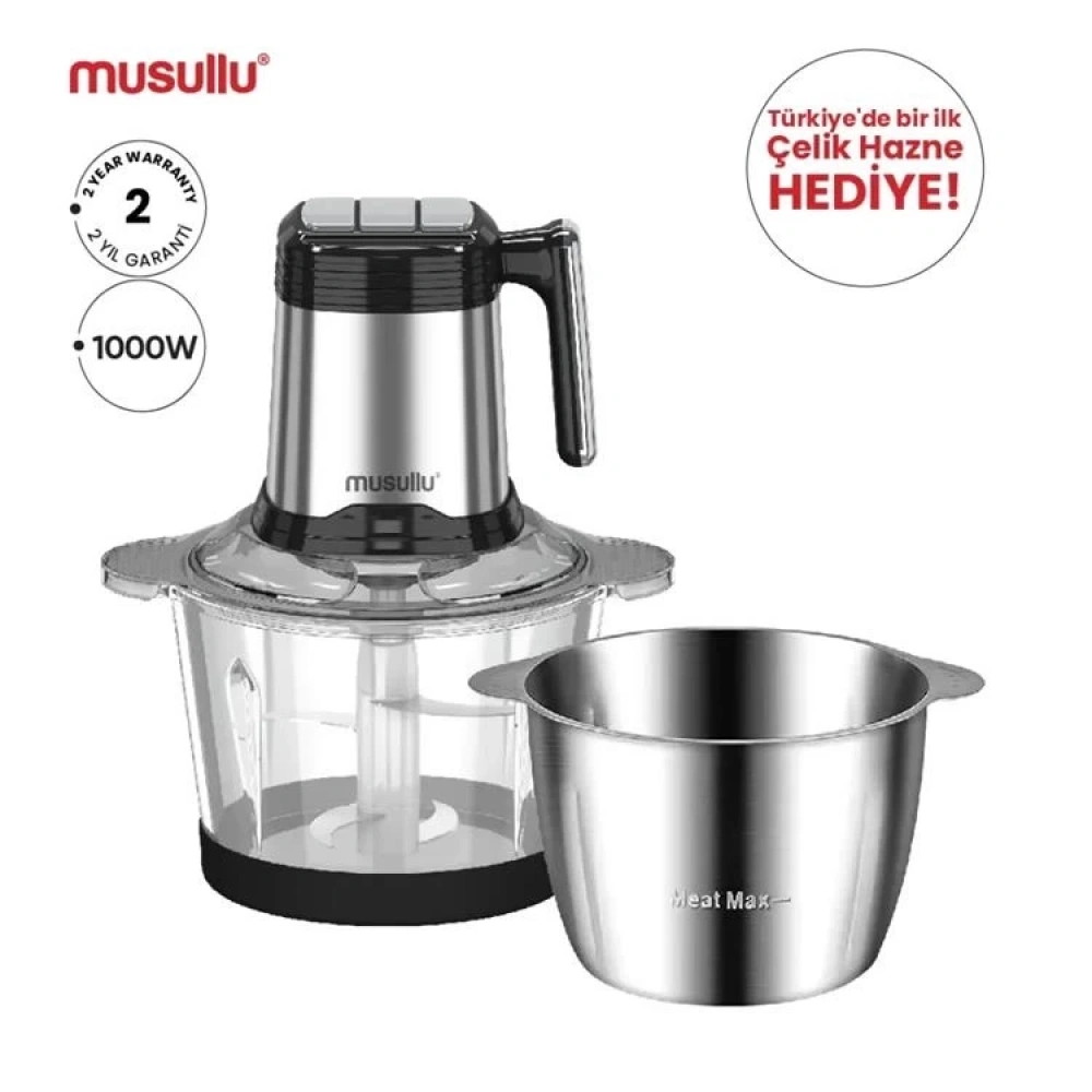 Musullu Rondo Doğrayıcı 1000 W 2 L