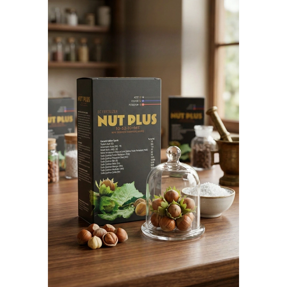 Nut Plus 10-52-10 + Me Ec Fertilizer Npk Granül Gübre 1 Kg