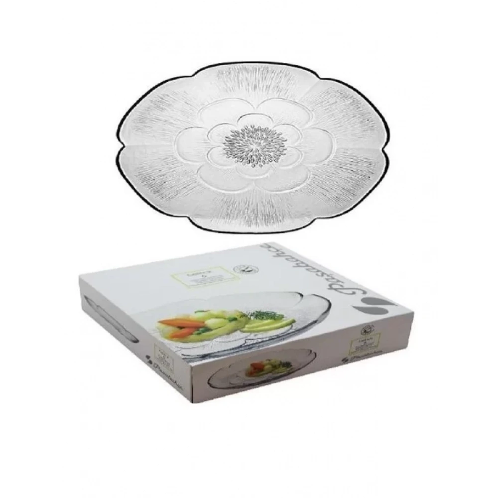 Paşabahçe 10229 Gelincik Servis Tabağı 24.2 Cm 6lı