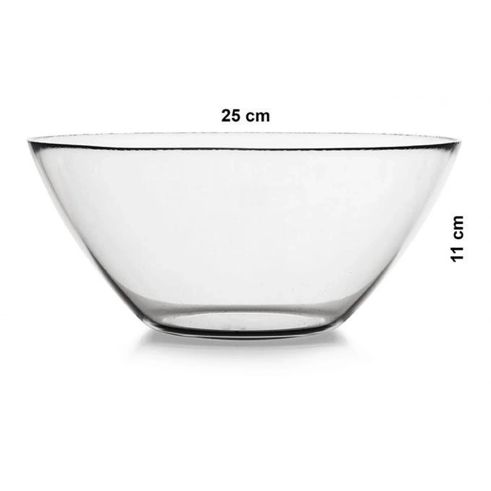 Paşabahçe 10697 Iconic Cam Salata Kasesi 2950 Cc 25 Cm