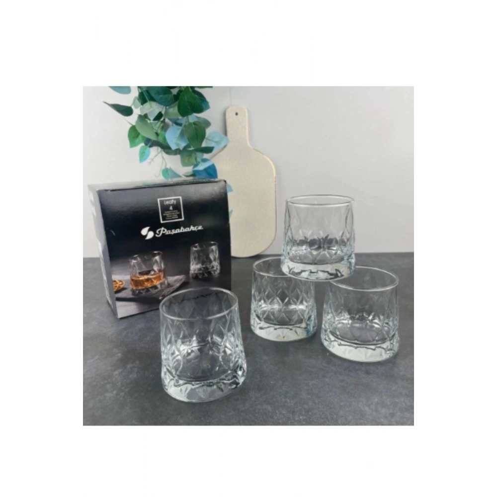 Paşabahçe 420194 Leafy Viski Bardağı 300 Cc 4lü