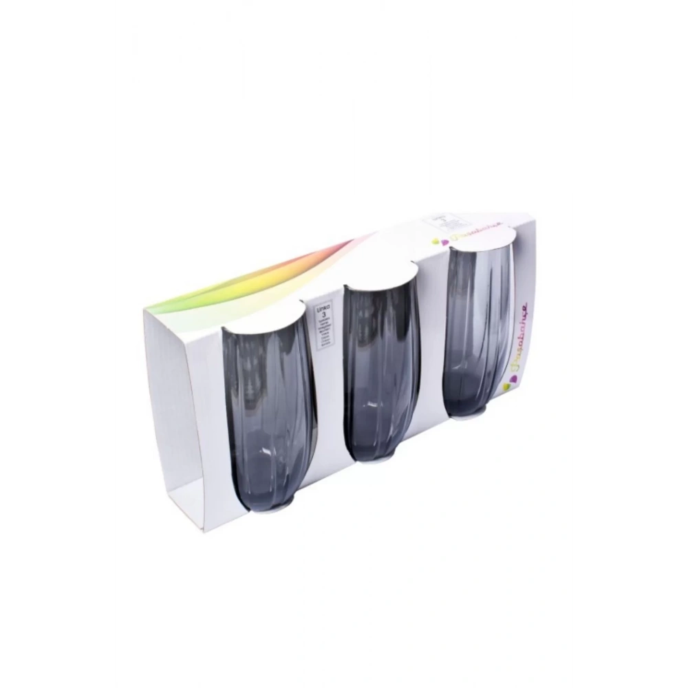 Paşabahçe 420415 Gri Linka Meşrubat Bardağı 245cc 3lü