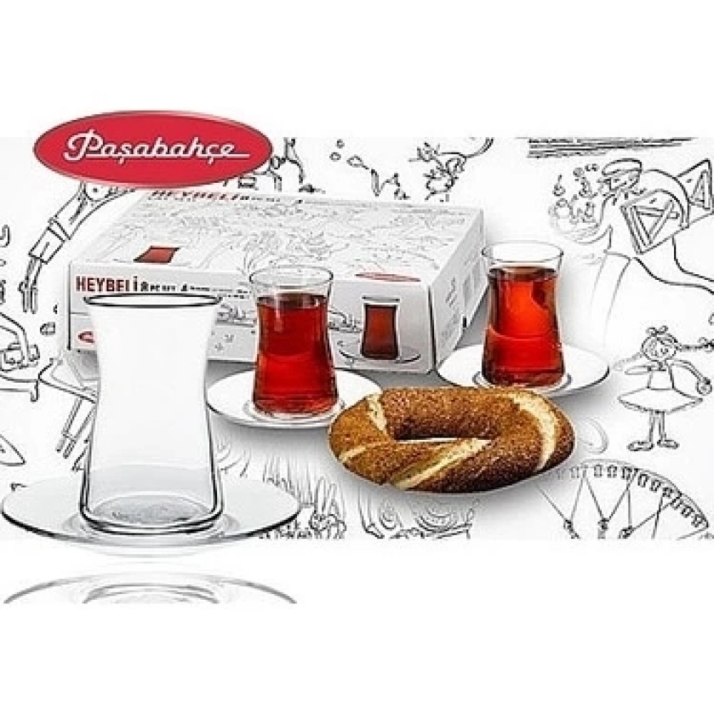 Paşabahçe 42361 Heybeli Çay Bardağı 170 Cc 6lı