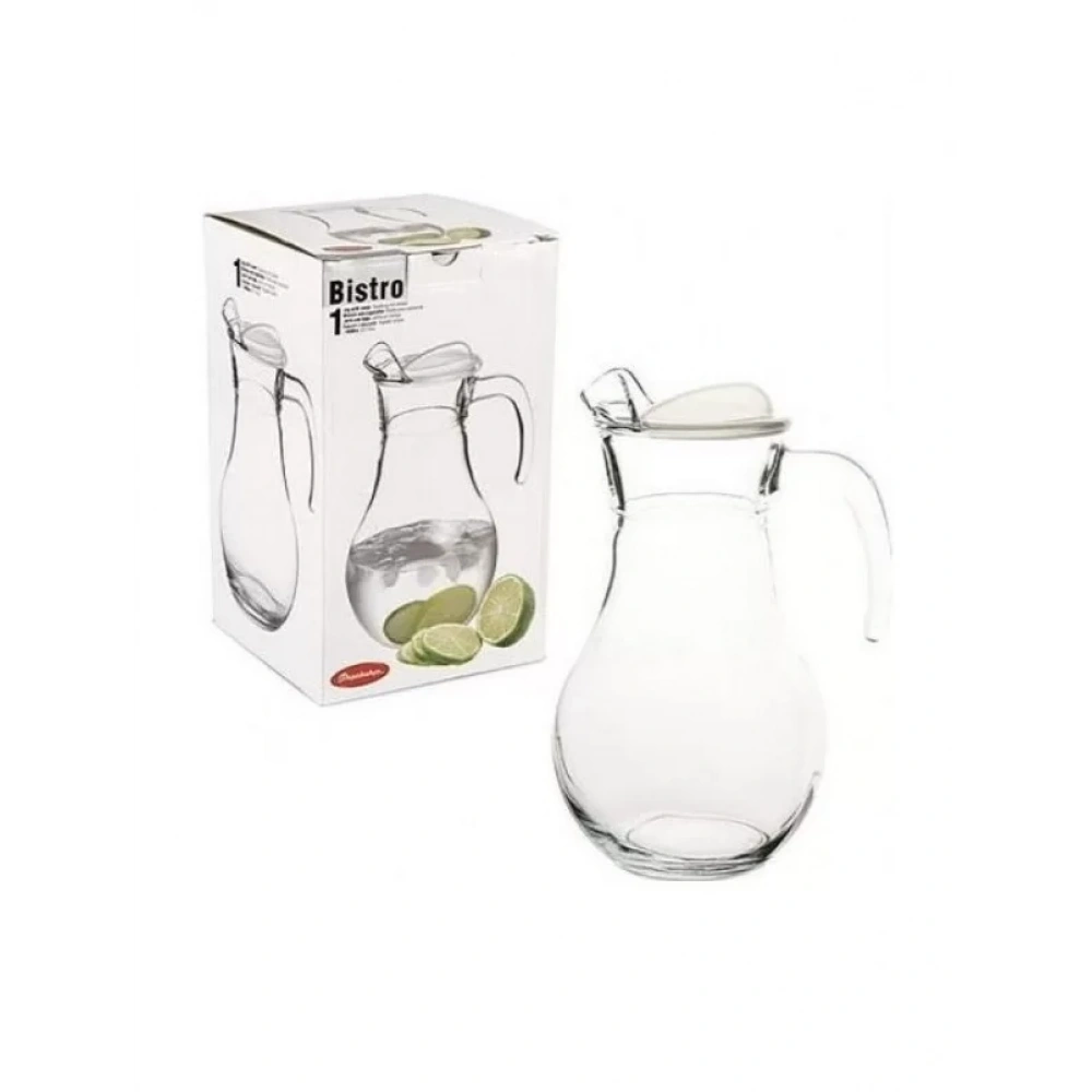 Paşabahçe 43934 Bistro Şeffaf Kapak Sürahi 1800 Cc