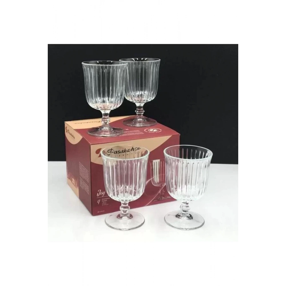 Paşabahçe 440330 Joy Cam Ayaklı Kadeh 255 Cc 4lü