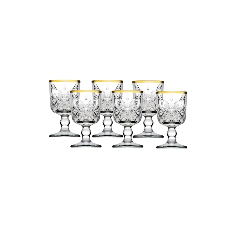 Paşabahçe 51718 Golden Touch Timeless Meşrubat Bardağı 6lı