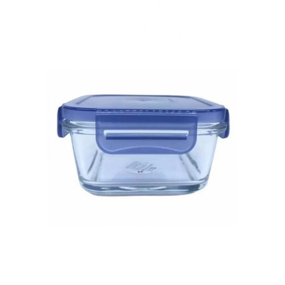 Paşabahçe 530223 Snow Box Saklama Kabı Mavi Kapaklı 13 Cm 760 Cc