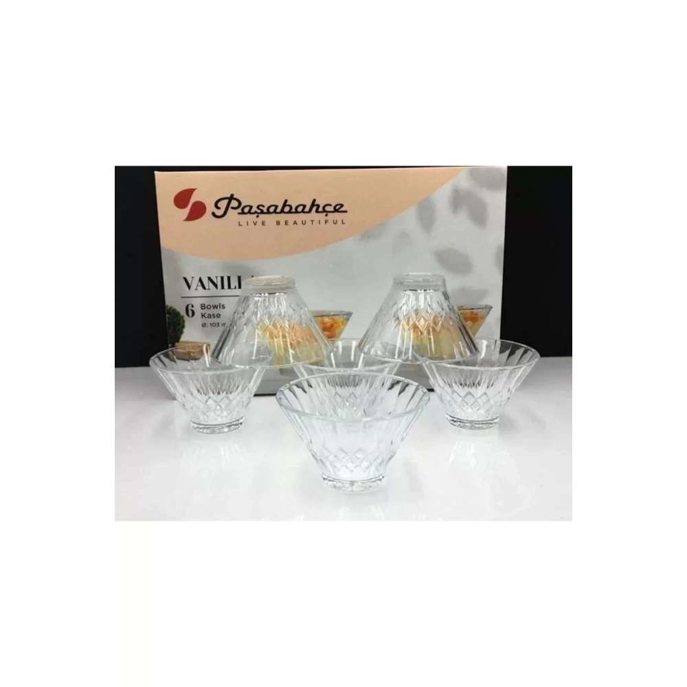 Paşabahçe 530436 Vanilla Cam Kase 10cm 6 Lı