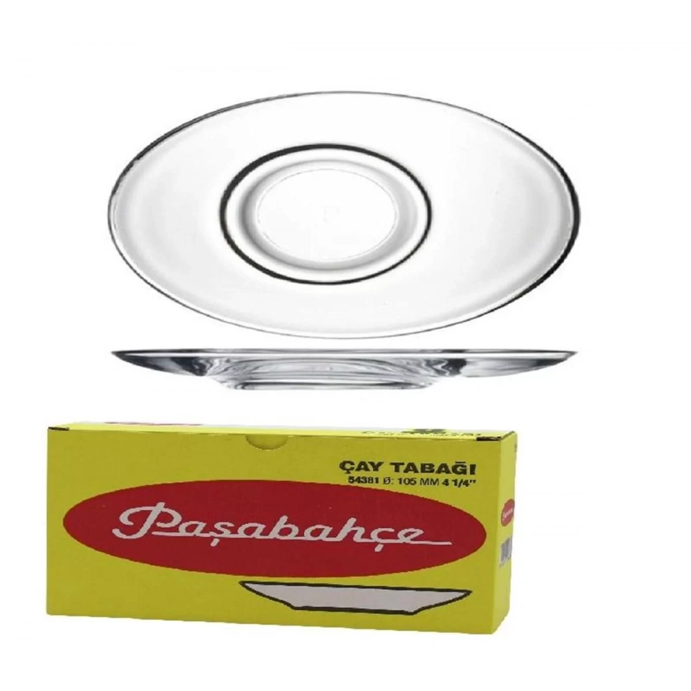 Paşabahçe 54381 Aqua Oval Çay Tabağı 6lı