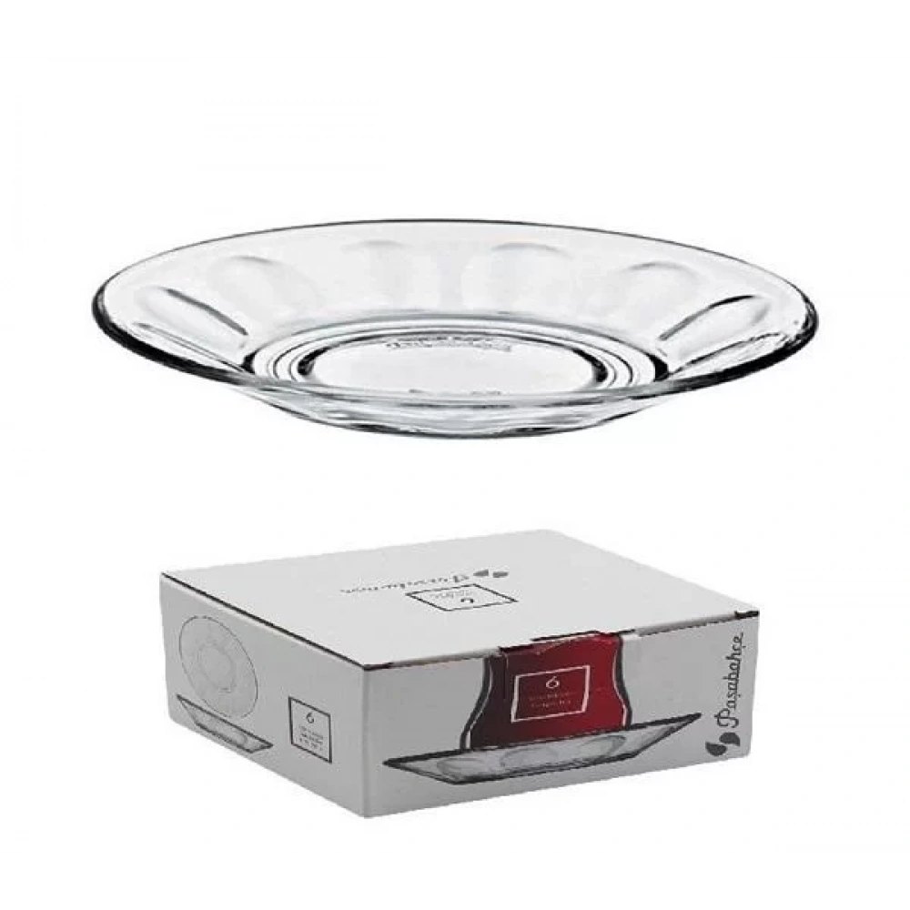 Paşabahçe 54411 Optikli Çay Tabağı 10.1cm 6lı